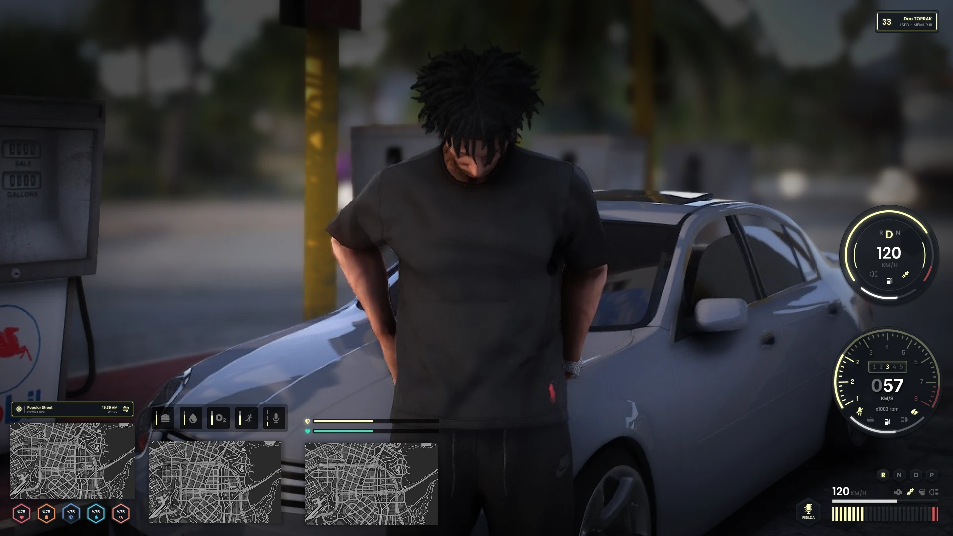 HUD & SPEEDOMETER